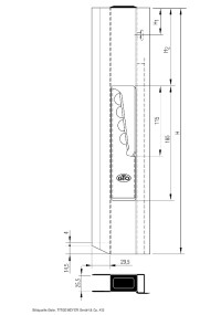 Bordwanderhöhung / Bordwandaufsatz 350 mm pressblank